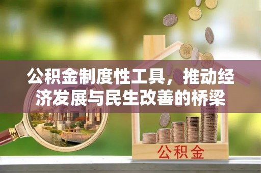 富县公积金制度性工具，推动经济发展与民生改善的桥梁